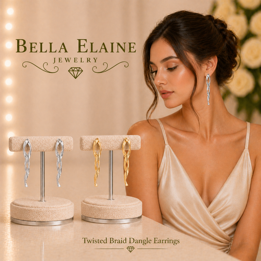 Twisted Braid Dangle Earrings