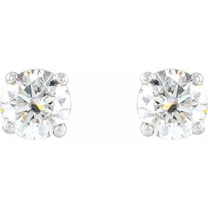 14K White Gold 1/4 CTW Natural Diamond Cocktail-Style Earrings