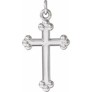 Platinum Cross Pendant
