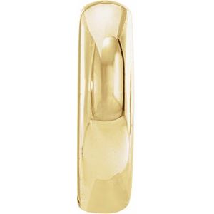 14K Yellow Gold 9.5 mm Hinged Hoop Earring