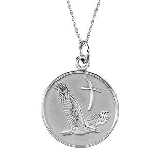 Sterling Silver Overcoming Difficulties 18" Necklace