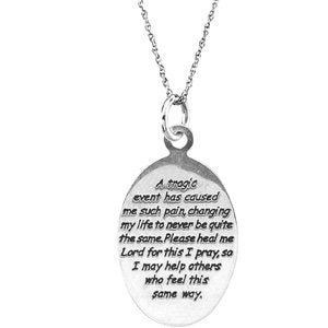 Sterling Silver Tragic Event Pendant