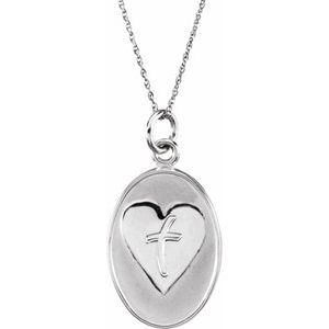 Sterling Silver Loss of a Father 18" Necklace