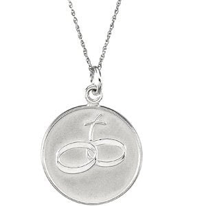 Sterling Silver Loss of a Spouse 18" Necklace