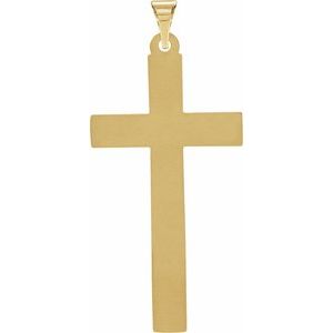 14K Yellow Gold Cross Pendant