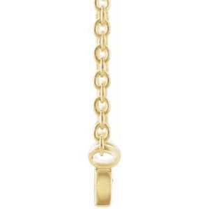 14K Yellow Gold Mama 16" Necklace