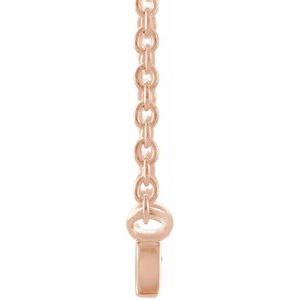 14K Rose Gold Mama 16" Necklace