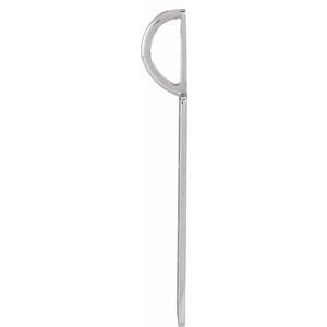 14K White Gold Dad Charm/Pendant