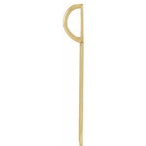 14K Yellow Gold Dad Charm/Pendant