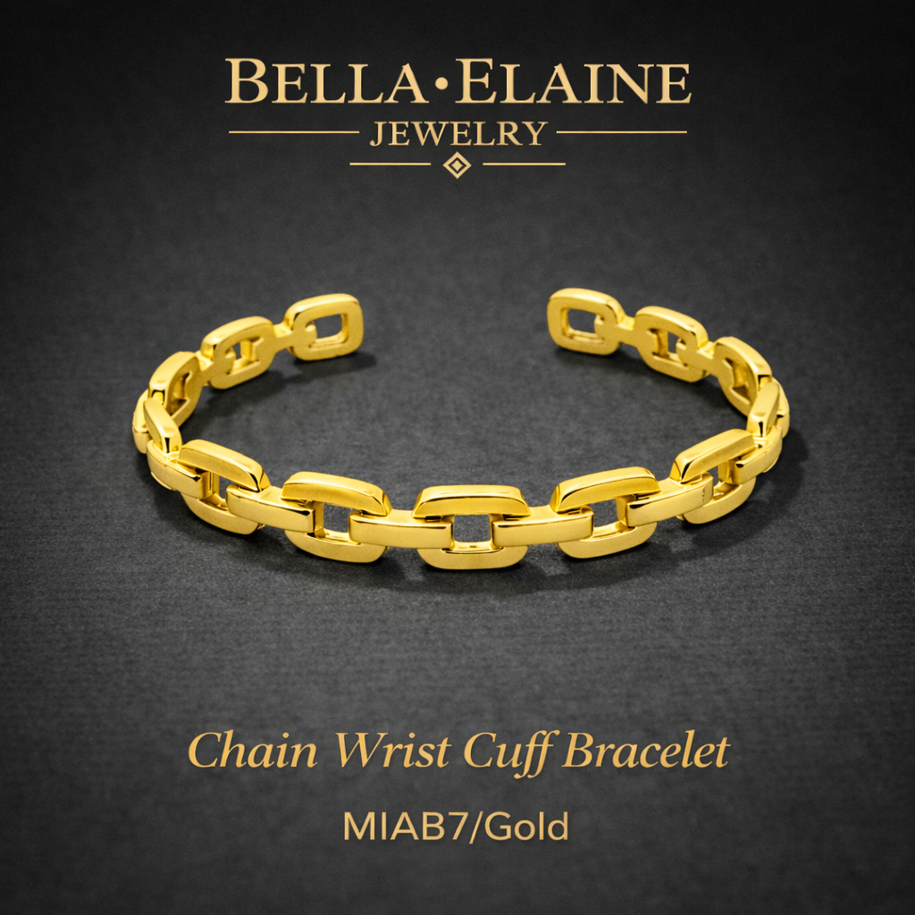 Chain Wrist Cuff Bracelet