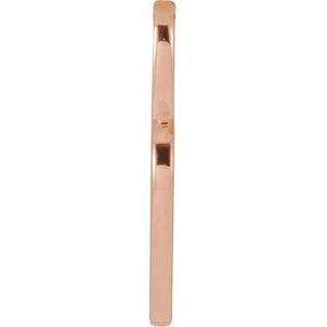 14K Rose Gold Mama Heart Pendant