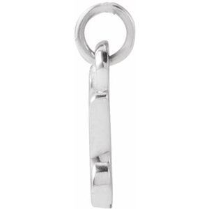 Sterling Silver Petite Initial U Pendant