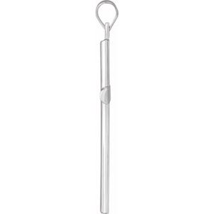 14K White Gold 31.5x20 mm Cross Pendant