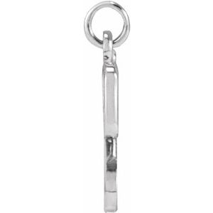 Platinum Petite Initial Y Pendant