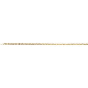 14K Yellow Gold 5 CTW Lab-Grown Diamond Line 7" Bracelet