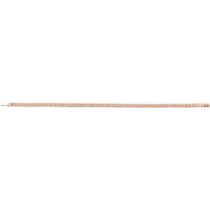 14K Rose Gold 6 CTW Lab-Grown Diamond Line 7" Bracelet