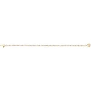 14K Yellow Gold 5 CTW Lab-Grown Diamond Line 7" Bracelet