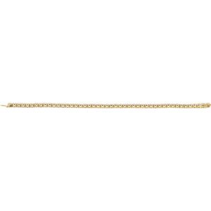14K Yellow Gold 8 CTW Lab-Grown Diamond Line 7" Bracelet
