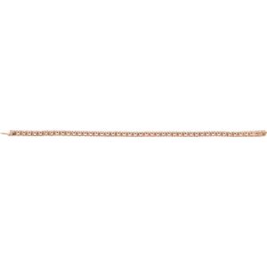 14K Rose Gold 8 CTW Lab-Grown Diamond Line 7" Bracelet