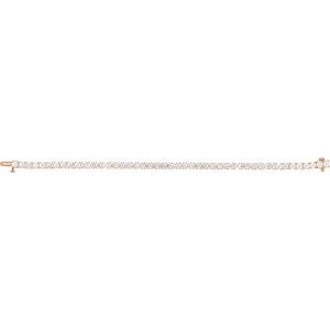 14K Rose Gold 8 CTW Lab-Grown Diamond Line 7" Bracelet