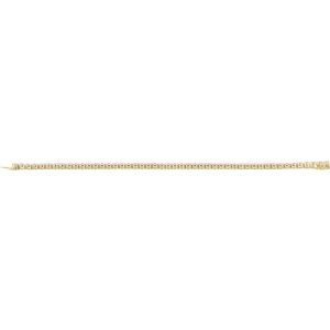 14K Yellow Gold 7 CTW Lab-Grown Diamond Line 7" Bracelet