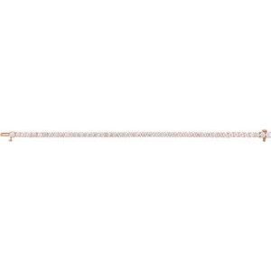 14K Rose Gold 7 CTW Lab-Grown Diamond Line 7" Bracelet