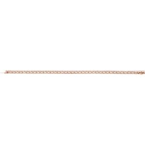 14K Rose Gold 10 CTW Lab-Grown Diamond Line 7" Bracelet