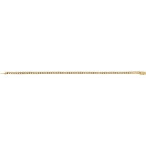 14K Yellow Gold 4 CTW Lab-Grown Diamond Line 7" Bracelet