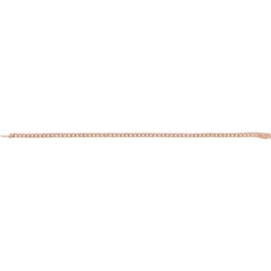 14K Rose Gold 4 CTW Lab-Grown Diamond Line 7" Bracelet