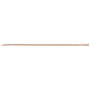 14K Rose Gold 3 CTW Lab-Grown Diamond Line 7" Bracelet