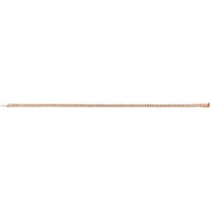 14K Rose Gold 2 CTW Lab-Grown Diamond Line 7" Bracelet