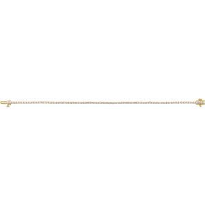 14K Yellow Gold 2 CTW Lab-Grown Diamond Line 7" Bracelet