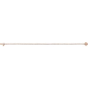 14K Rose Gold 2 CTW Lab-Grown Diamond Line 7" Bracelet