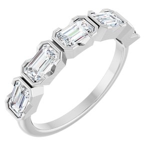 Platinum 1 1/2 CTW Lab-Grown Diamond Anniversary Band