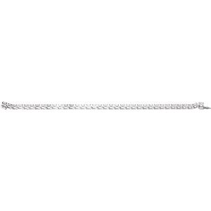 14K White Gold 9 CTW Lab-Grown Diamond Line 7 1/4" Bracelet