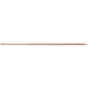 14K Rose Gold 7 CTW Lab-Grown Diamond Line 7 1/4" Bracelet
