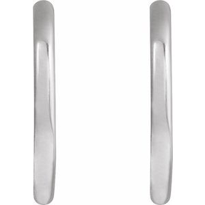 Sterling Silver 12 mm Hoop Earrings