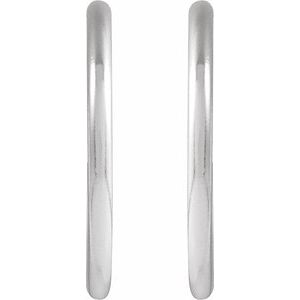Sterling Silver 15 mm Hoop Earrings