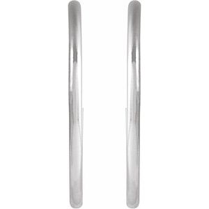 Sterling Silver 20 mm Hoop Earrings