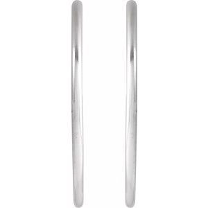 Sterling Silver 25 mm Hoop Earrings