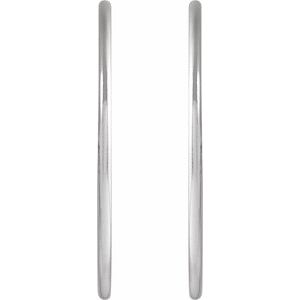Sterling Silver 30 mm Hoop Earrings