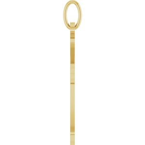 14K Yellow Gold Cross Pendant