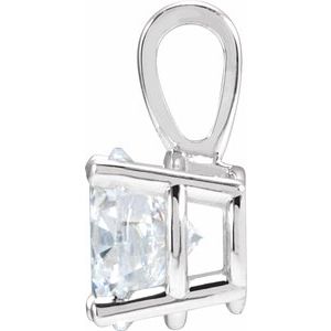 14K White Gold 1 1/4 CTW Natural Diamond Pendant