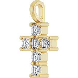 14K Yellow Gold 1/3 CTW Lab-Grown Diamond Pendant
