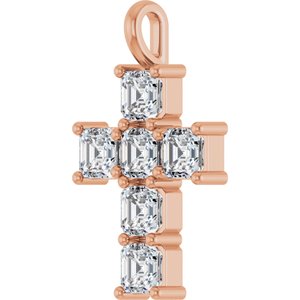 14K Rose Gold 2 CTW Natural Diamond Pendant