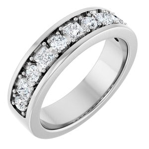Platinum 1 CTW Lab-Grown Diamond Band