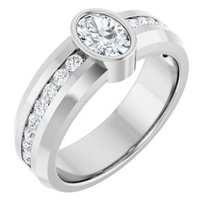 Platinum 1 1/4 CTW Lab-Grown Diamond Band