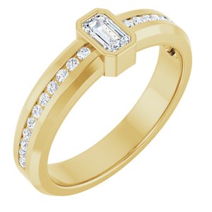 14K Yellow Gold 5/8 CTW Lab-Grown Diamond Band