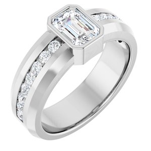 Platinum 1 3/4 CTW Lab-Grown Diamond Band
