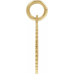 14K Yellow Gold-Plated Sterling Silver Initial Z Sunburst Pendant